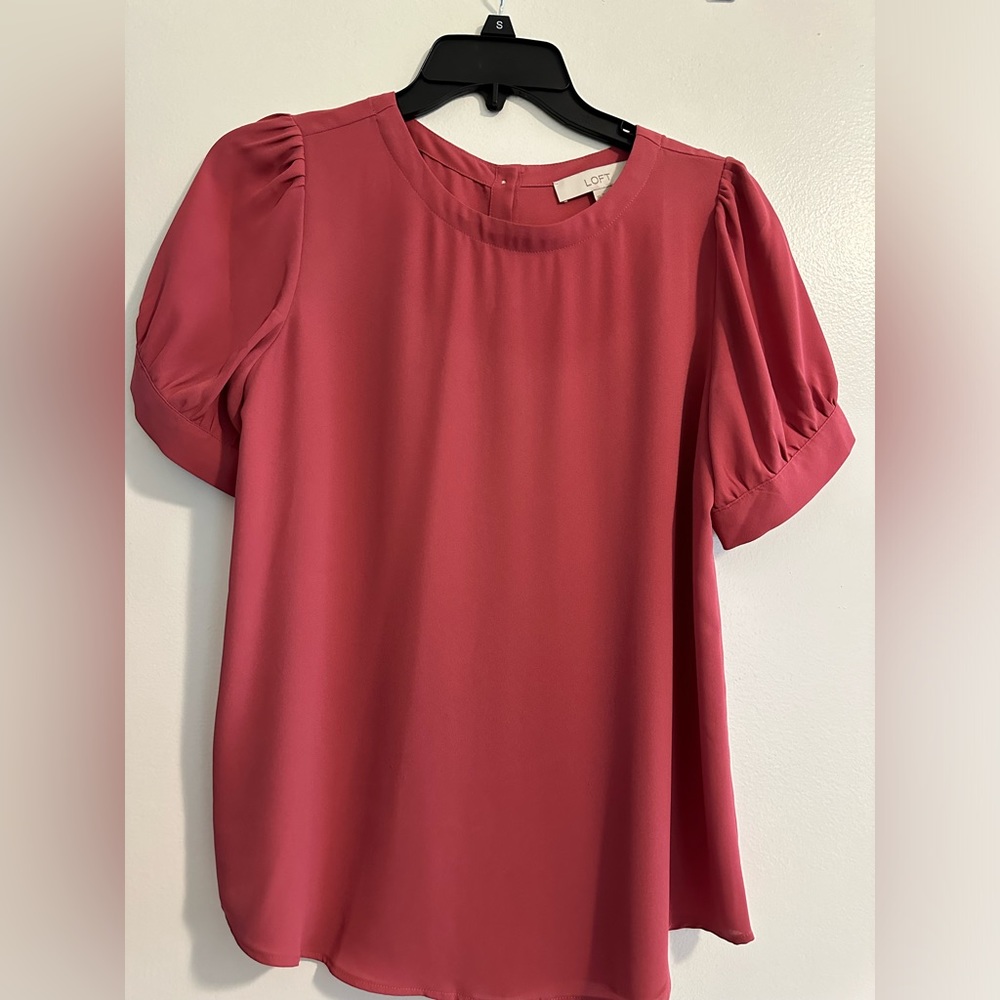 Loft short sleeve blouse